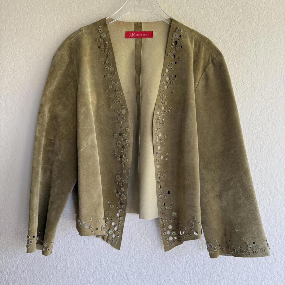 Vintage ANNE KLIEN leather jacket